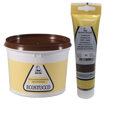 Водорозчинна шпаклівка Ecostucco 1550 63 темний горіх (1 кг), BORMA WACHS КИ004558 фото