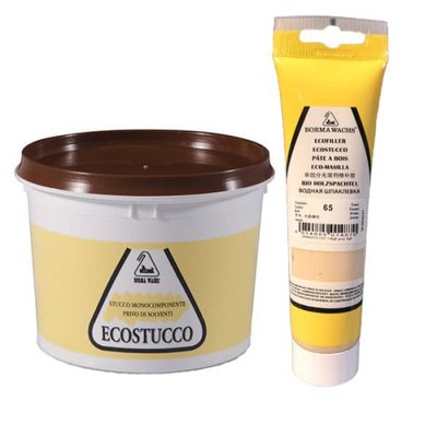 Водорозчинна шпаклівка Ecostucco 1550 65 ясен (1 кг), BORMA WACHS КИ004559 фото
