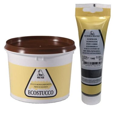 Водорозчинна шпаклівка Ecostucco 1550 146 венге/чорний (1 кг), BORMA WACHS КИ019193 фото